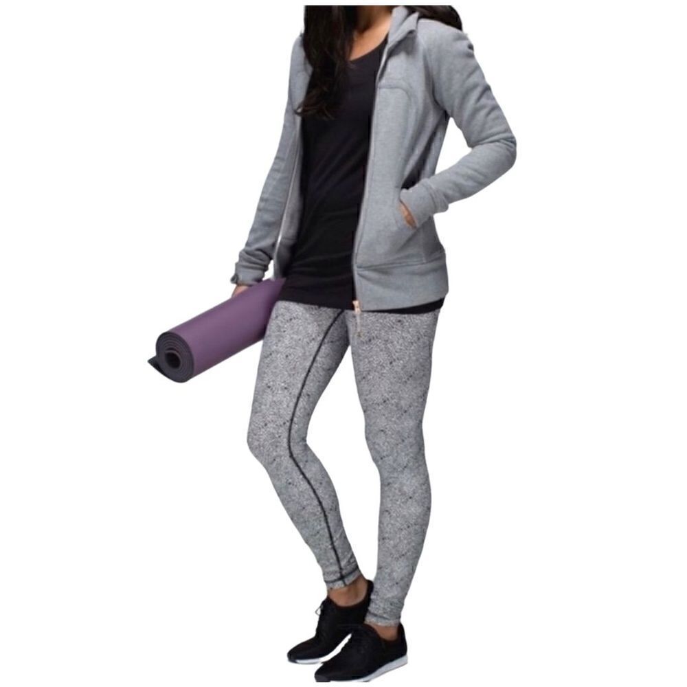 Lululemon plush petal wunder under leggings size 8